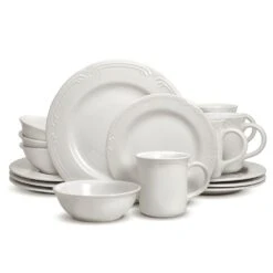 Filigree® 16 Piece Dinnerware Set, Service For 4