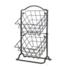 2 Tier Hanging Storage Baskets -Kitchen Supplies Shop 2 tier wire hanging basket 5217596 1