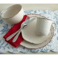 Chateau Cream 16 Piece Dinnerware Set, Service For 4 -Kitchen Supplies Shop 5143149 1