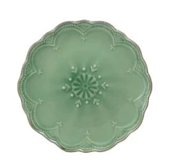French Lace Set Of 4 Green Salad Plates 9 French Lace Set Of 4 Green Salad Plates -Kitchen Supplies Shop 5211163