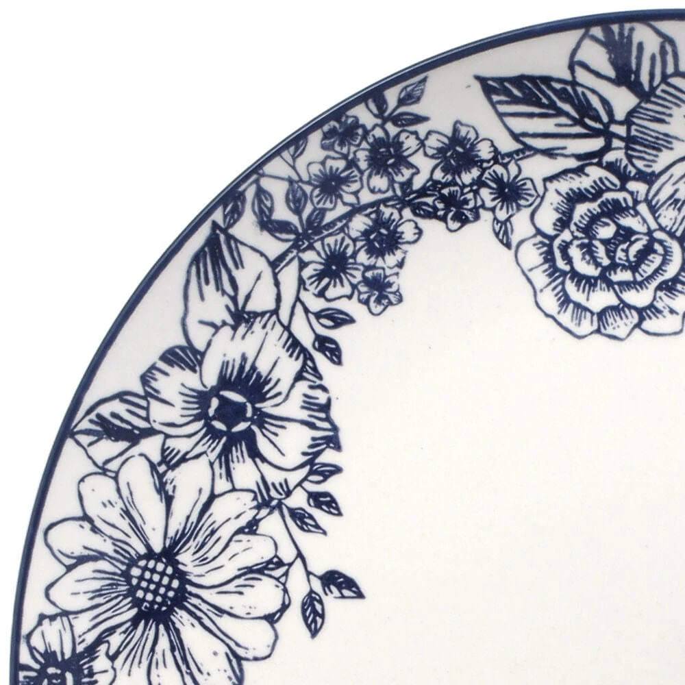 Gabriela Blue 16 Piece Dinnerware Set, Service For 4 6 Gabriela Blue 16 Piece Dinnerware Set, Service For 4 - Image 4