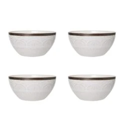 Promenade Scroll 16 Piece Dinnerware Set, Service For 4 -Kitchen Supplies Shop 5217018 CO1