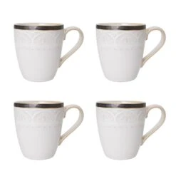 Promenade Scroll 16 Piece Dinnerware Set, Service For 4 -Kitchen Supplies Shop 5217018 CO2