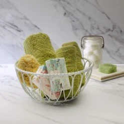 Rope Fruit And Bread Basket White -Kitchen Supplies Shop 5246304 GB White Wire Basket Towels