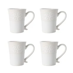 Abby White 16 Piece Dinnerware Set, Service For 4 15 Abby White 16 Piece Dinnerware Set, Service For 4 -Kitchen Supplies Shop 5267392 CO1