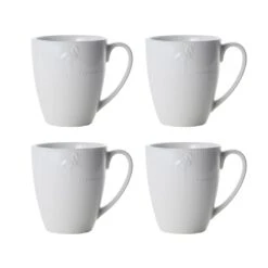 Flamingo White 16 Piece Dinnerware Set, Service For 4 -Kitchen Supplies Shop 5268036 CO4 1