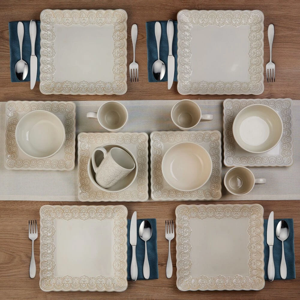 Madeleine 16 Piece Dinnerware Set, Service For 4 4 Madeleine 16 Piece Dinnerware Set, Service For 4 - Image 2