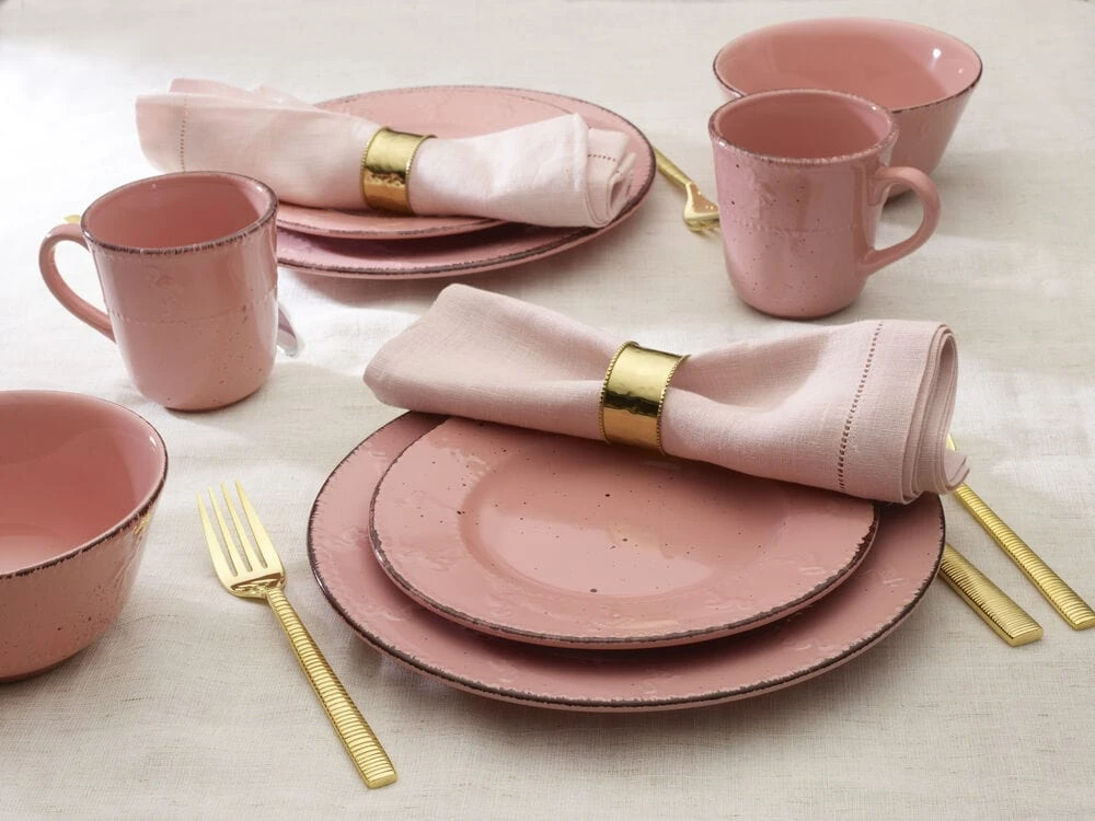 Flamingo Pink 16 Piece Dinnerware Set, Service For 4 6 Flamingo Pink 16 Piece Dinnerware Set, Service For 4 - Image 4