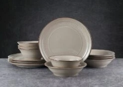 Easton 12 Piece Dinnerware Set, Service For 4 13 Easton 12 Piece Dinnerware Set, Service For 4 -Kitchen Supplies Shop 5281313 Easton 12pc lifestyle1