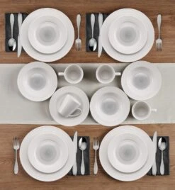 Annie Gray 16 Piece Dinnerware Set, Service For 4 -Kitchen Supplies Shop 5286602 Annie Gray 16pc lifestyle 2