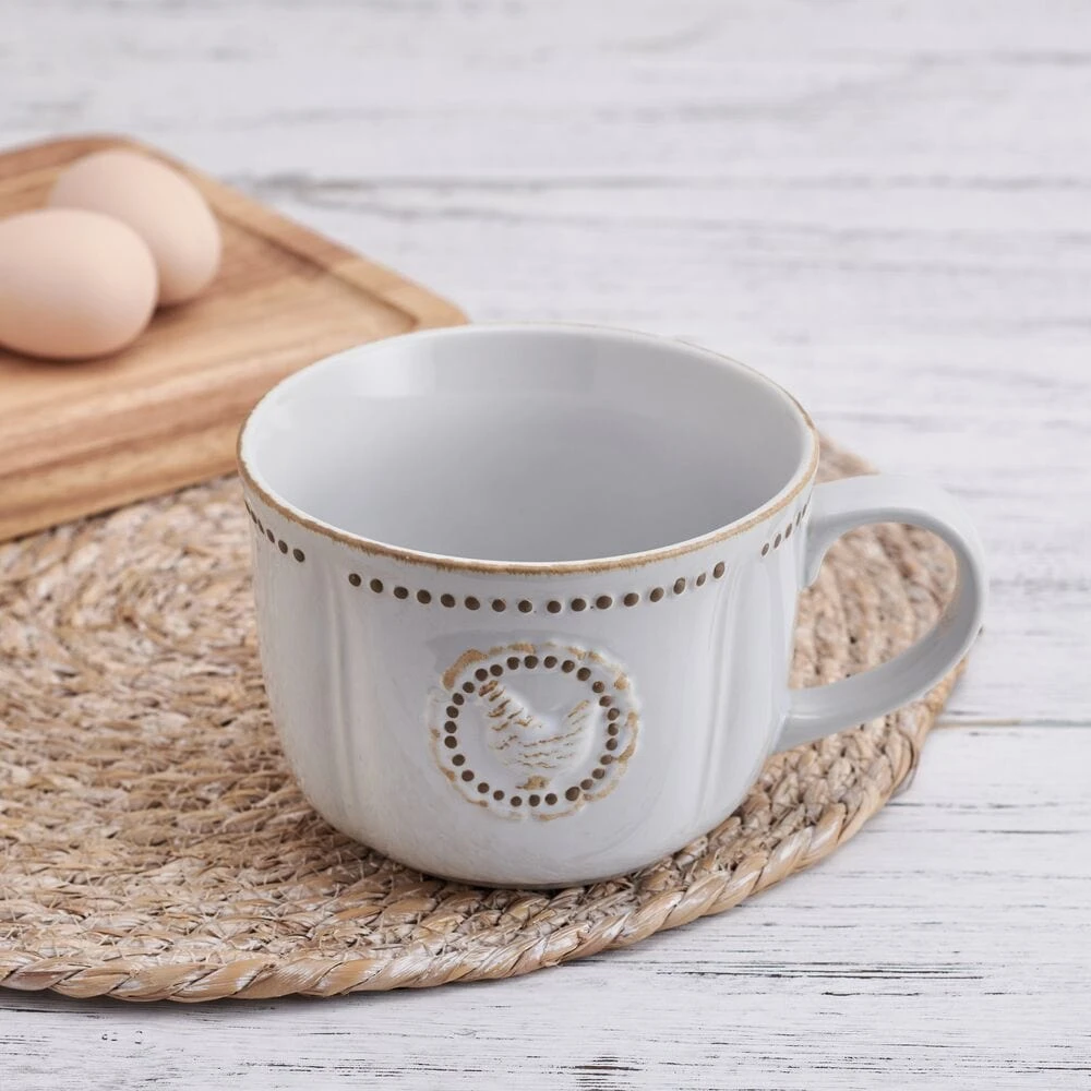 Farmhouse Hen Jumbo Soup Mug 4 Farmhouse Hen Jumbo Soup Mug - Image 2