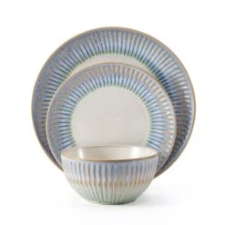 Hensley Blue 12 Piece Dinnerware Set, Service For 4 -Kitchen Supplies Shop 5291361 PFZ Hensley Blue 3pc