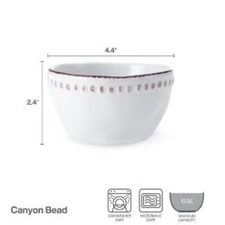Canyon Bead Set Of 4 Fruit Bowls -Kitchen Supplies Shop 5291829 infographic