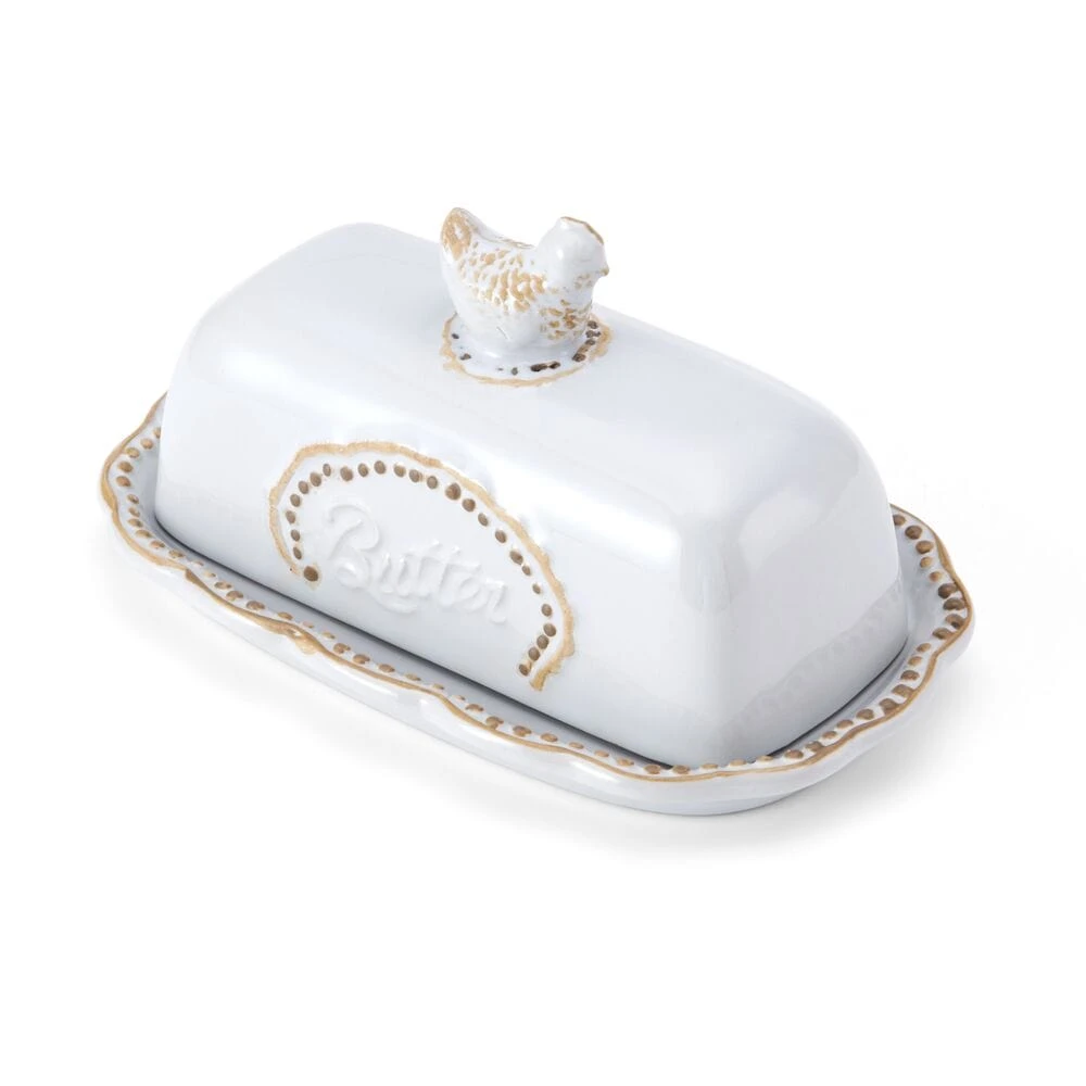 Farmhouse Hen Covered Butter Dish 6 Farmhouse Hen Covered Butter Dish - Image 4