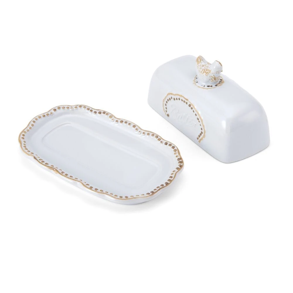 Farmhouse Hen Covered Butter Dish 7 Farmhouse Hen Covered Butter Dish - Image 5