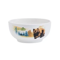 Woodland Animals 12 Piece Dinnerware Set, Service For 4 -Kitchen Supplies Shop 5293649 SN WoodlandAnimals cerealbowl silo