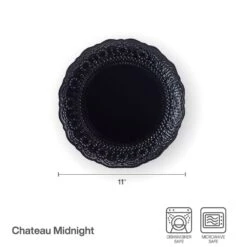 Chateau Midnight Set Of 4 Dinner Plates 10 Chateau Midnight Set Of 4 Dinner Plates -Kitchen Supplies Shop 5296064 PFZ Chateau Navy Dinner Plate Infographic Dims