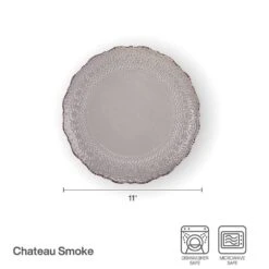 Chateau Smoke Set Of 4 Dinner Plates -Kitchen Supplies Shop 5296066 CS dinnerplate infographicupdated 1