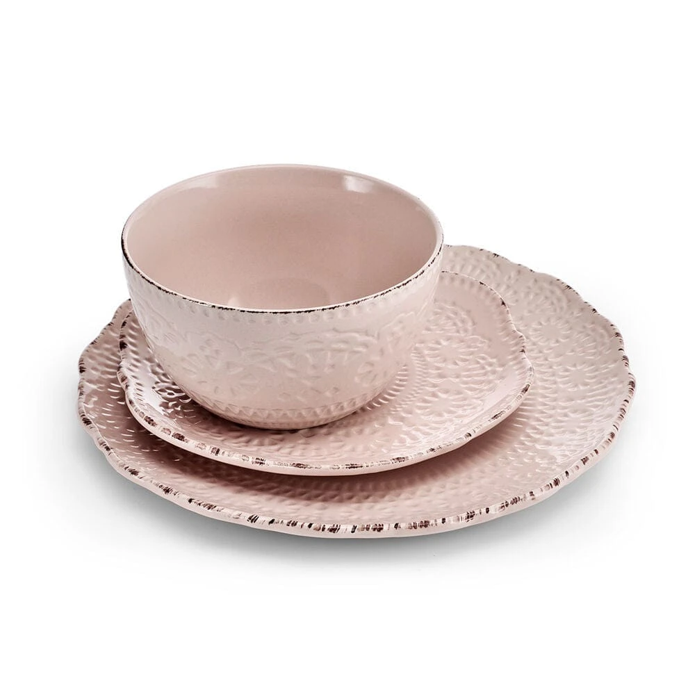Chateau Pink 12 Piece Dinnerware Set, Service For 4 9 Chateau Pink 12 Piece Dinnerware Set, Service For 4 - Image 7