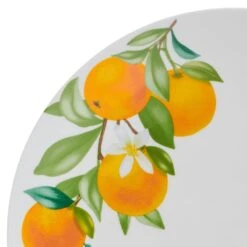 Oranges 12 Piece Dinnerware Set, Service For 4 -Kitchen Supplies Shop 5296703 SN Oranges dinner plate detail