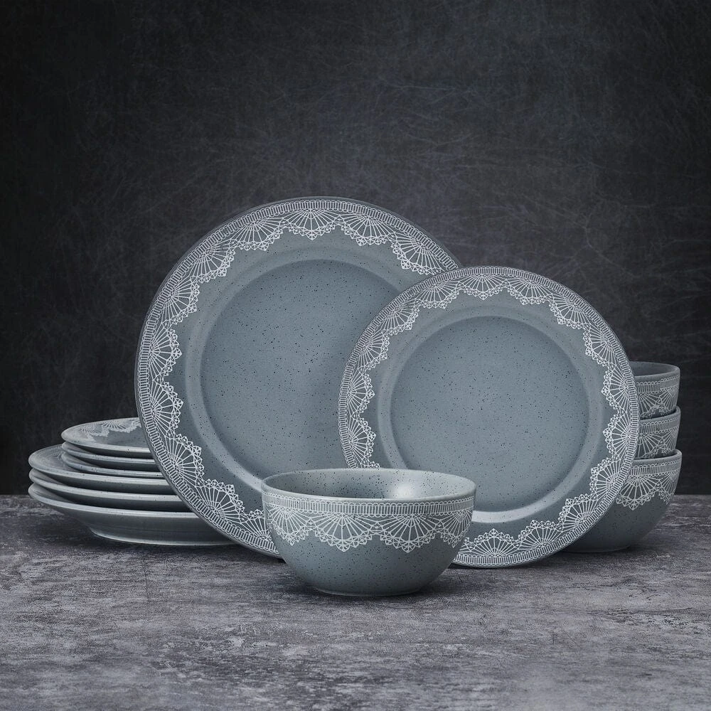 Valerie 12 Piece Dinnerware Set, Service For 4 4 Valerie 12 Piece Dinnerware Set, Service For 4 - Image 2
