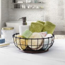 Anvil Cage Centerpiece Basket -Kitchen Supplies Shop 5297385 PFZ Anvil Cage Centerpiece Basket Bath Lifestyle