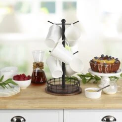 Anvil Cage Mug Tree 9 Anvil Cage Mug Tree -Kitchen Supplies Shop 5297386 PFZ Anvil Cage Mug Tree Breakfast Lifestyle