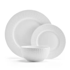 Cassie 12 Piece Dinnerware Set, Serivce For 4 -Kitchen Supplies Shop 5297430 Cassie 3pc