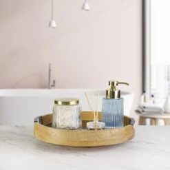 Black Marble Lazy Susan Serve Tray 10 Black Marble Lazy Susan Serve Tray -Kitchen Supplies Shop 5298047 GB Black Marble Lazy Susan Bathroom Lifestyle