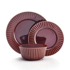 Dannie Red 12 Piece Dinnerware Set, Service For 4 19 Dannie Red 12 Piece Dinnerware Set, Service For 4 -Kitchen Supplies Shop 5305442 FR danniered12pcdinnerwareset