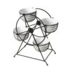 Ferris Wheel Entertaining Dip Bowl Serving Caddy -Kitchen Supplies Shop 5312721 3Q rotating condiment caddy