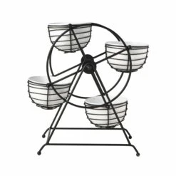 Ferris Wheel Entertaining Dip Bowl Serving Caddy 15 Ferris Wheel Entertaining Dip Bowl Serving Caddy -Kitchen Supplies Shop 5312721 FR rotating condiment caddy