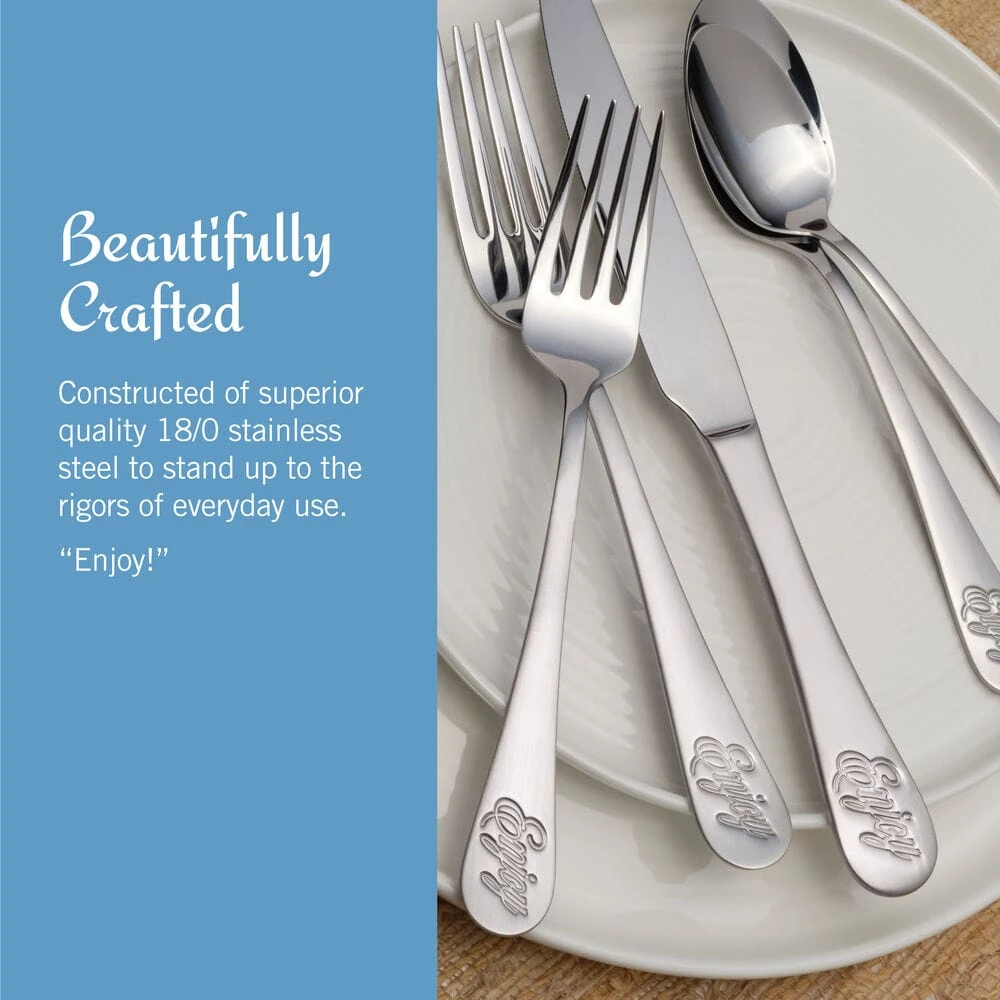 Enjoy 20 Piece Flatware Set, Service For 4 8 Enjoy 20 Piece Flatware Set, Service For 4 - Image 6
