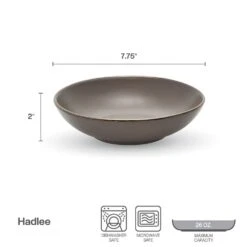Hadlee Grey Set Of 4 Pasta Bowls -Kitchen Supplies Shop Hadlee Grey Set of 4 Pasta Bowls 5294492 3