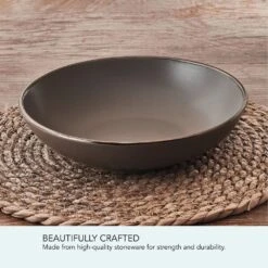 Hadlee Grey Set Of 4 Pasta Bowls -Kitchen Supplies Shop Hadlee Grey Set of 4 Pasta Bowls 5294492 5