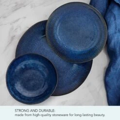 Racheal 12 Piece Dinnerware Set, Service For 4 -Kitchen Supplies Shop Rachael Blue 12 Piece Dinnerware Set 5312991 6