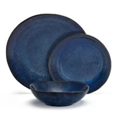 Racheal 12 Piece Dinnerware Set, Service For 4 -Kitchen Supplies Shop Rachael Blue 12 Piece Dinnerware Set 5312991 7