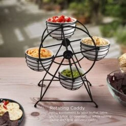 Ferris Wheel Entertaining Dip Bowl Serving Caddy 11 Ferris Wheel Entertaining Dip Bowl Serving Caddy -Kitchen Supplies Shop Rotating Entertaining Caddy 5312721 5 bf9805c1 269b 484c 863d 575e16bf9768