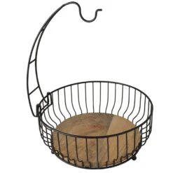 Savannah Fruit Storage Basket With Banana Hook -Kitchen Supplies Shop Savannah Fruit Basket With Banana Hook 5304263 7