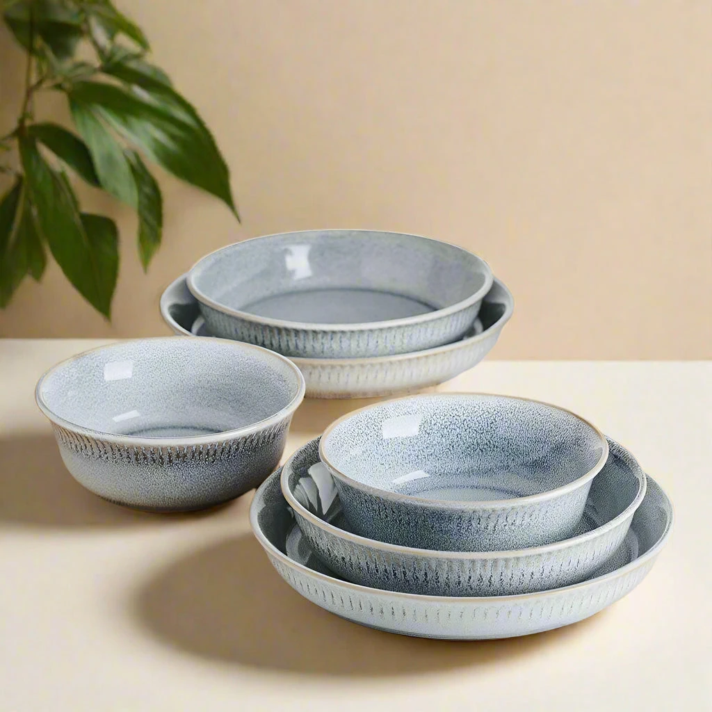 Amara Smoke 6 Piece Dinnerware Bowl Set, Service For 2 5 Amara Smoke 6 Piece Dinnerware Bowl Set, Service For 2 - Image 3