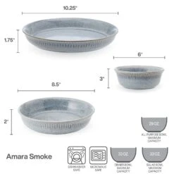Amara Smoke 6 Piece Dinnerware Bowl Set, Service For 2 15 Amara Smoke 6 Piece Dinnerware Bowl Set, Service For 2 -Kitchen Supplies Shop amara smoke 6 piece dinnerware bowl set service for 2 5305447 5