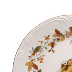 Autumn Berry Set Of 8 Turkey Salad Plates -Kitchen Supplies Shop autumn berry set of 8 turkey salad plates K85152689 2