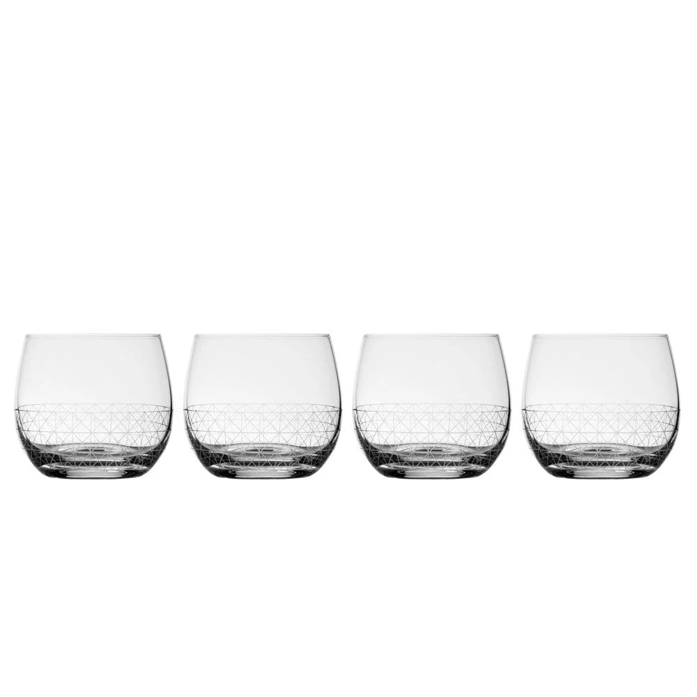 Scott Living Axis Set Of 4 Double Old Fashioned Glasses 3 Scott Living Axis Set Of 4 Double Old Fashioned Glasses