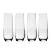Scott Living Axis Set Of 4 Stemless Flute Glasses