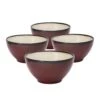 Belmont Set Of 4 Red Soup Cereal Bowls 1 Belmont Set Of 4 Red Soup Cereal Bowls -Kitchen Supplies Shop belmont set of 4 red soup cereal bowls K45091102 1
