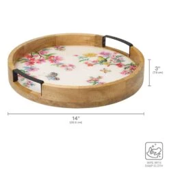 Bird And Butterfly Lazy Susan Serve Tray -Kitchen Supplies Shop bird and butterfly lazy susan serve tray 5292394 4