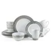 Bryson White 16 Piece Dinnerware Set, Service For 4 -Kitchen Supplies Shop bryson 16 piece dinnerware set service for 4 5281322 1