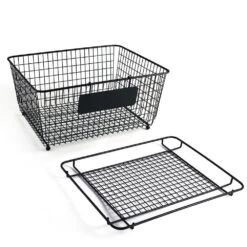 Chalkboard Stacking Storage Basket With Lid -Kitchen Supplies Shop chalkboard stacking storage basket with lid 5282050 5