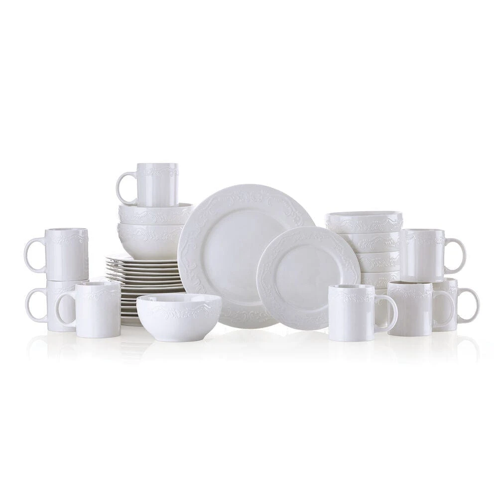 Charlotte 32 Piece Dinnerware Set, Service For 8 3 Charlotte 32 Piece Dinnerware Set, Service For 8