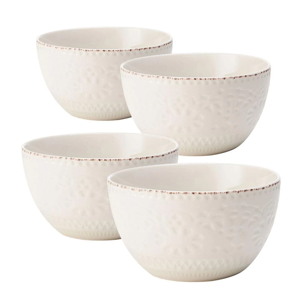 Chateau Cream Set Of 4 Soup Cereal Bowls 3 Chateau Cream Set Of 4 Soup Cereal Bowls